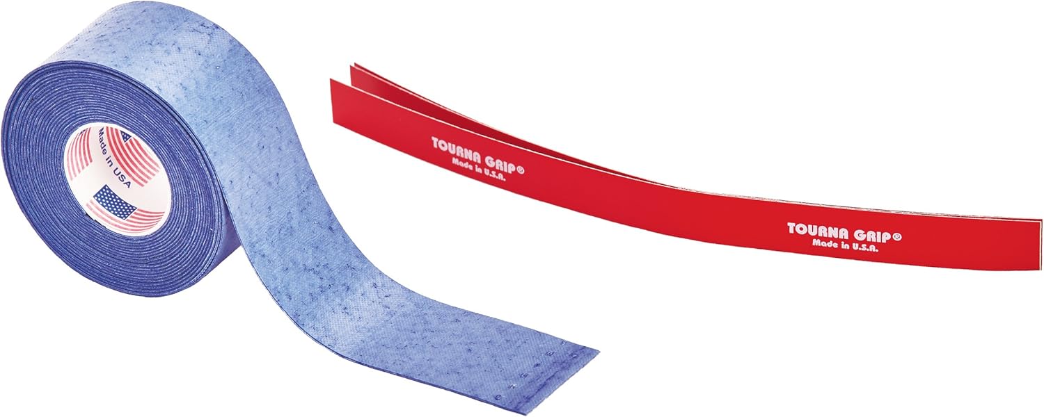 Tourna Grip XL Original Dry Feel Tennis Grip TG-1-XL Blue, 3 grips on roll, (99 cm x 29 mm) : Tennis Racket Grips : Sports & Outdoors