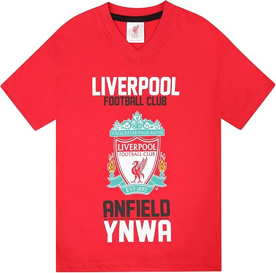 Niños Chicos oficial Liverpool FC Fútbol Pijama Set 100% algodón 4 a 12  años Pijamas y batas Ropa de niño (2-16 años) Moda