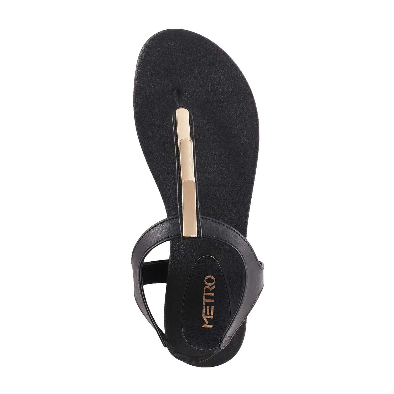 metro women black synthetic