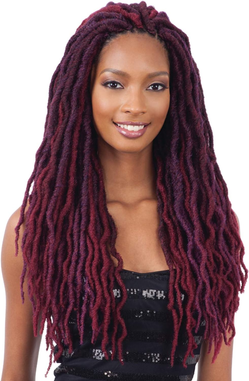 MULTI PACK DEALS! FreeTress Synthetic Hair Crochet Braids 2X Bo Loc 18" (4-PACK, CARAMELT)