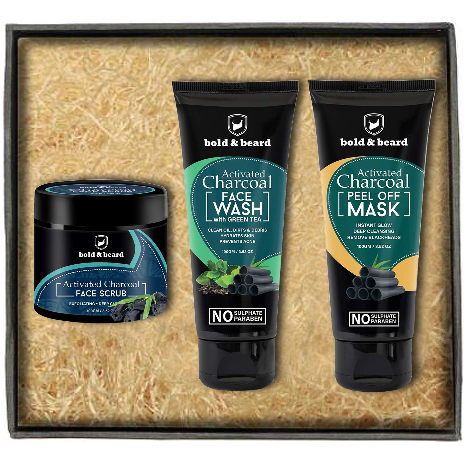 exfoliating beard wash