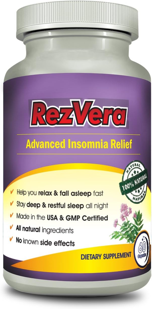 100% All Natural Sleep Aid, Advanced Insomnia Relief Supplement. Helps You Relax & Enjoy Deep, Restful Sleep All Night!