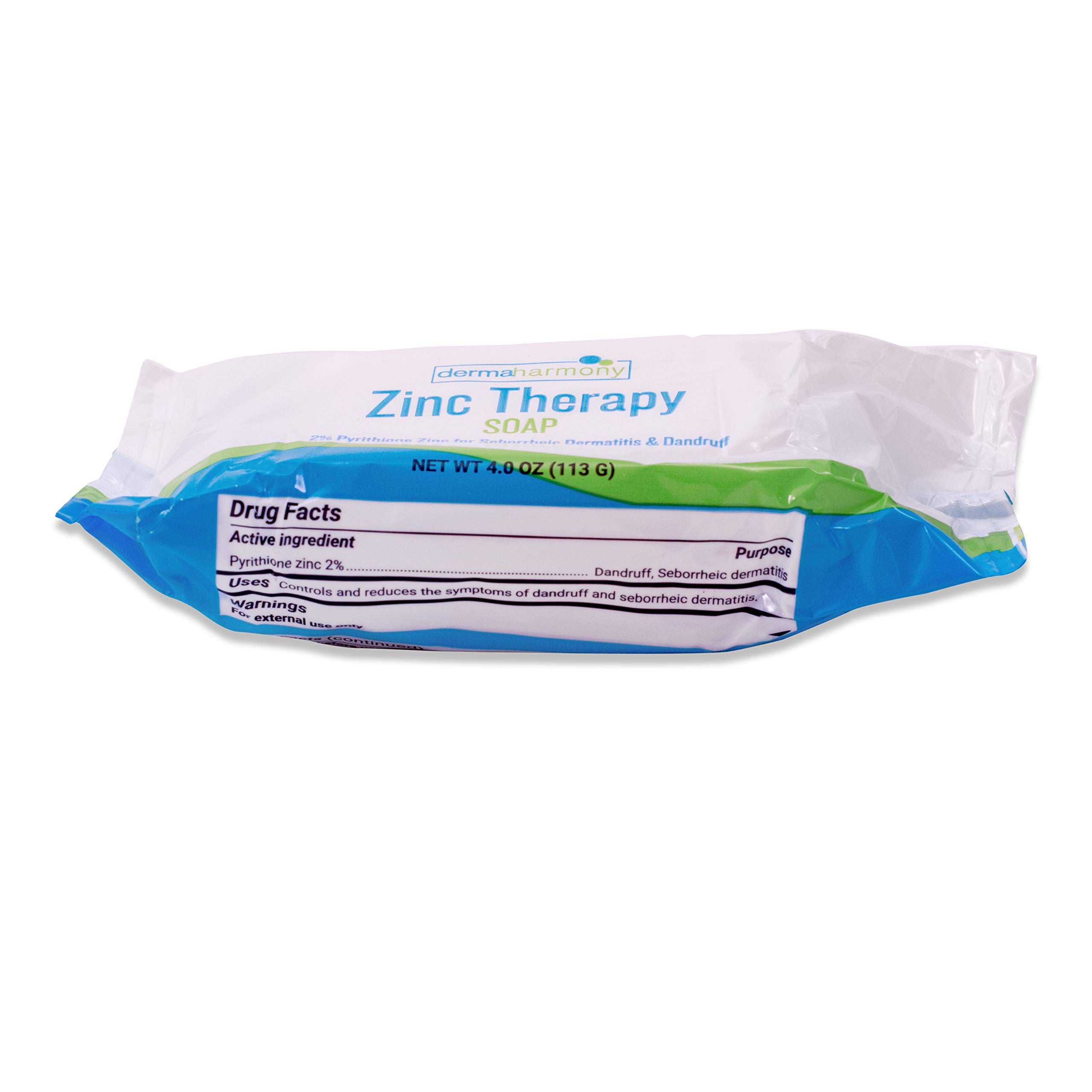 DermaHarmony 2 Pyrithione Zinc (ZnP) Bar Soap 4 oz Crafted for Those