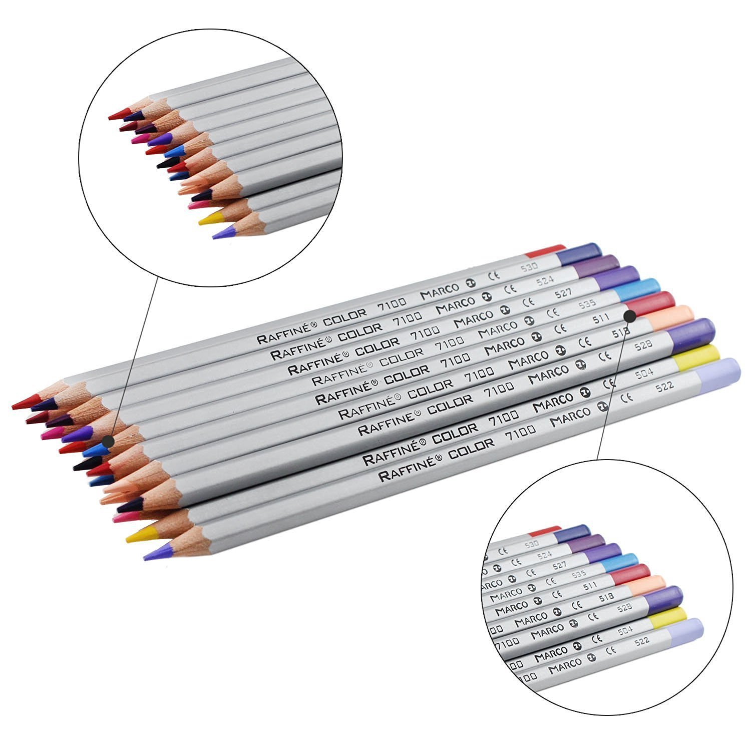 NIUTOP 72 Colori Matite Colorate Matite Disegno per Pitturaï¼sketch secret garden enchanted forest adult coloring book Disegno con Roll Up Canvas Matita