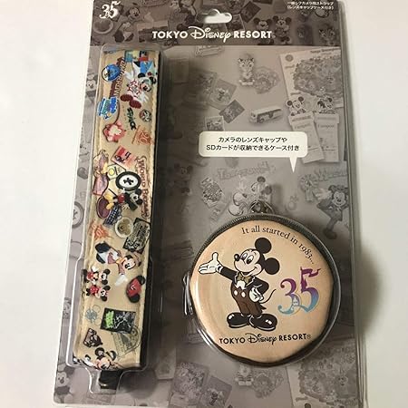 Amazon ディズニー 35周年 ヒストリー ミッキー カメラストラップ アニメ 萌えグッズ 通販