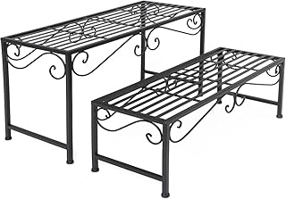 FRANK FLECHTWAREN Metall-Bank Ranken, 2er Set