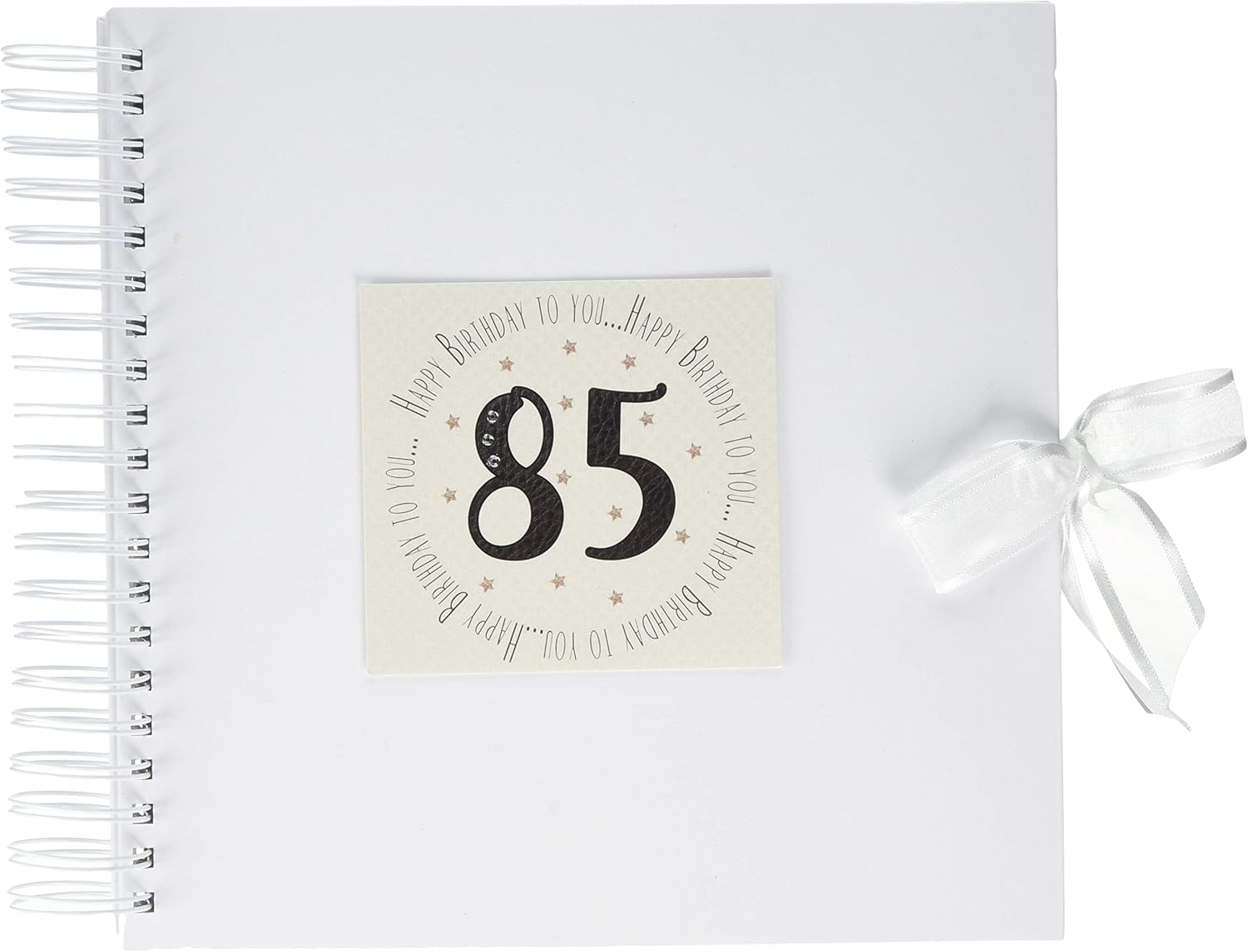 White Cotton Cards ‘Happy Birthday to You, 85' Card & Memory Book (MTGA85C)