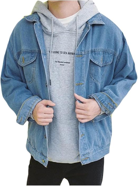 jean bomber jacket mens