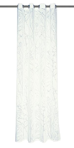 Schöner Wohnen 50137-030-140-245 Ösenschal Twig 140 x 245 cm, weiß