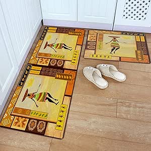 KRWHTS - Juego de 2 Alfombrillas de Cocina de 40 x 60 cm y 40 x 120 cm