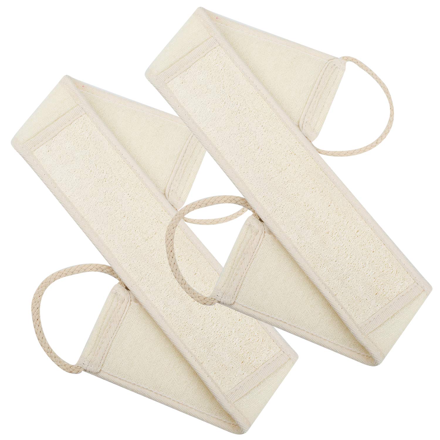 100 Natural Exfoliating Loofah Back Scrubber for Shower