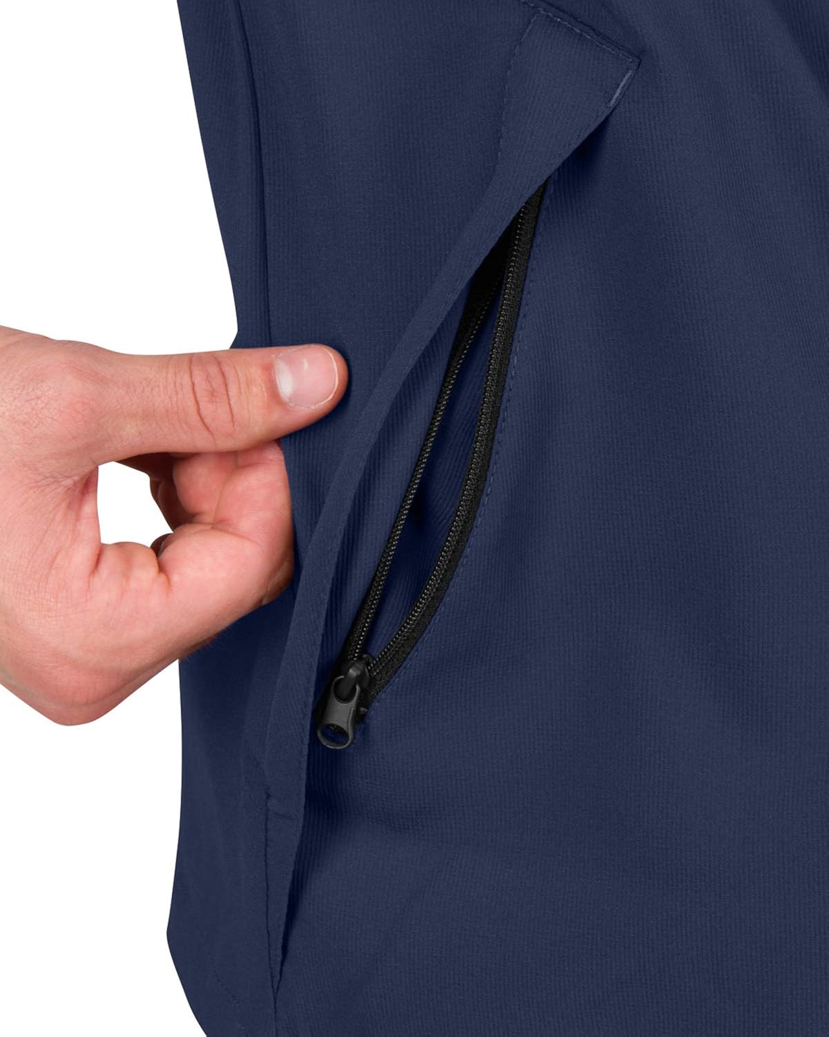 Mens Windbreaker Jackets - Zippered Golf Wind Breaker Jacket - Vented, Dry Fit: Clothing
