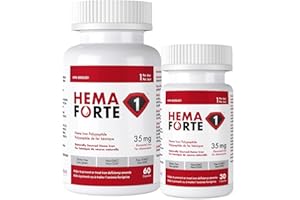 HEMAFORTE® 35 mg Heme Iron Supplement - Highest Dose of Iron Supplement - One Capsule Daily for treating & preventing Iron De