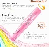 Shuttle Art Tempera Paint Sticks 20 Colors Twistable Washable Kids view 4