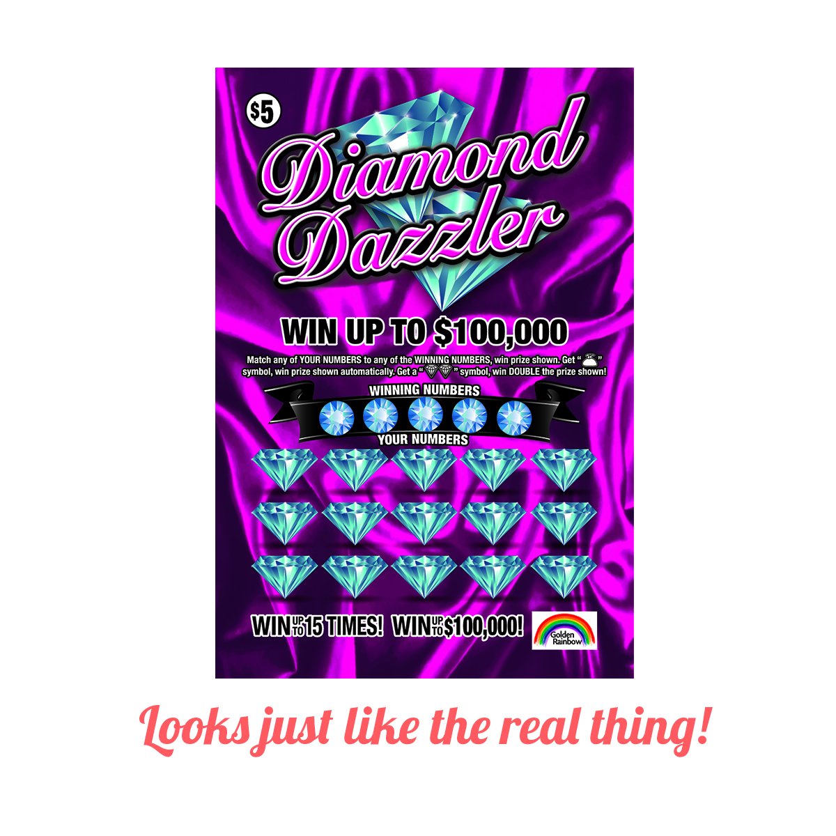 Will You Be My Bridesmaid Proposal Replica Scratch Off Cards | Set of 5 Fake Lottery Tickets | 3.3” x 5” | Perfect Wedding Keepsake