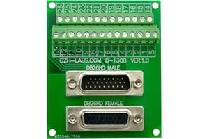 CZH-LABS DSUB DB26HD Male/Female Header Breakout Board, D-SUB Breakout Moudle.