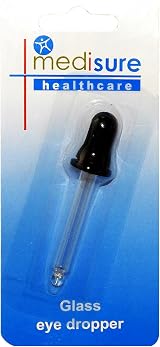 Medisure Eye Dropper Glass Pipette 75mm Clear Tubes x2 Medical Lab Use view 2
