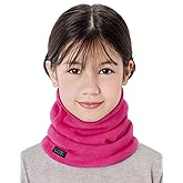 GOT Sports Kids Neck Warmer - Polar Fleece Ski Mask for Boys Girls - Double-Layer Scarf (Ages 7-12)