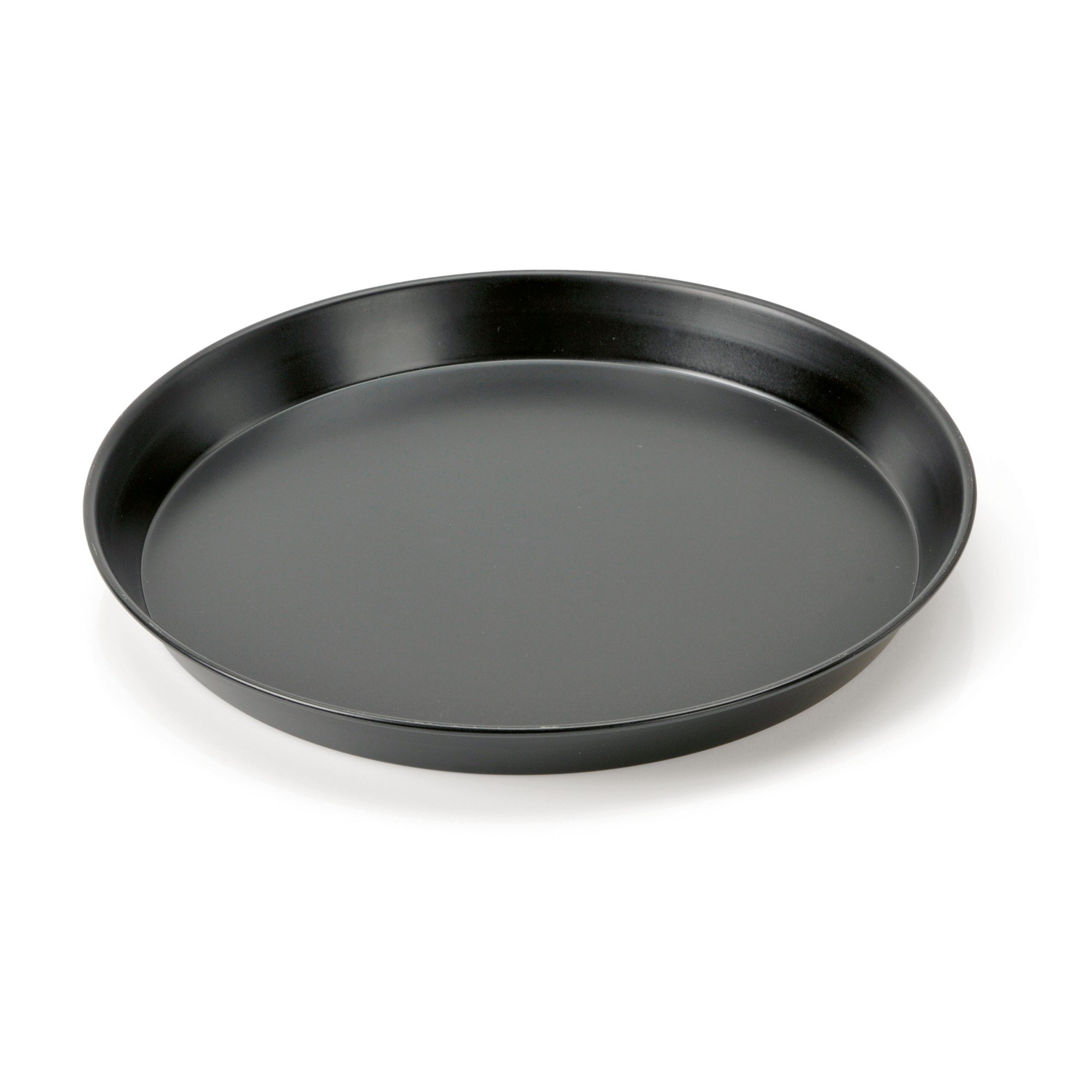 KAISER 647555 Baking and Pizza Tray Ø 32 cm Delicious Good Non-Stick Coating Extra High Edge Even Browning Through Optimal Heat Conduction, Black