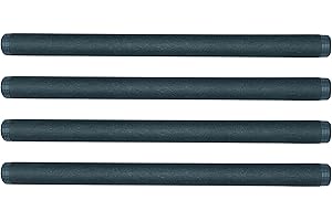PRIM PIPEWORKS Natural 3/4” Steel Pipe - 14" Length, Carbon Steel Pipe Fittings, Perfect for Home Décor Projects - Beautiful, Durable, Safe Industrial Pipe – 4 Steel Pipe Nipples