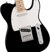 Fender Squier Sonic Telecaster Electric Guitar Maple Fingerboard White view 3