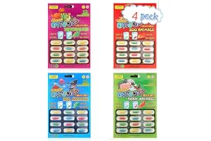 Stylebest 4 Pcs Magic Grow Capsules Growing,in Water Animals Toys,Dinosaur Sea Capsules Bath Expanding Foam Animal Toy,Party 