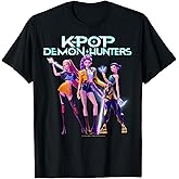 Kpop Demon Hunters T-Shirt Unisex - Anime Streetwear Mit Heroic Huntrix Design