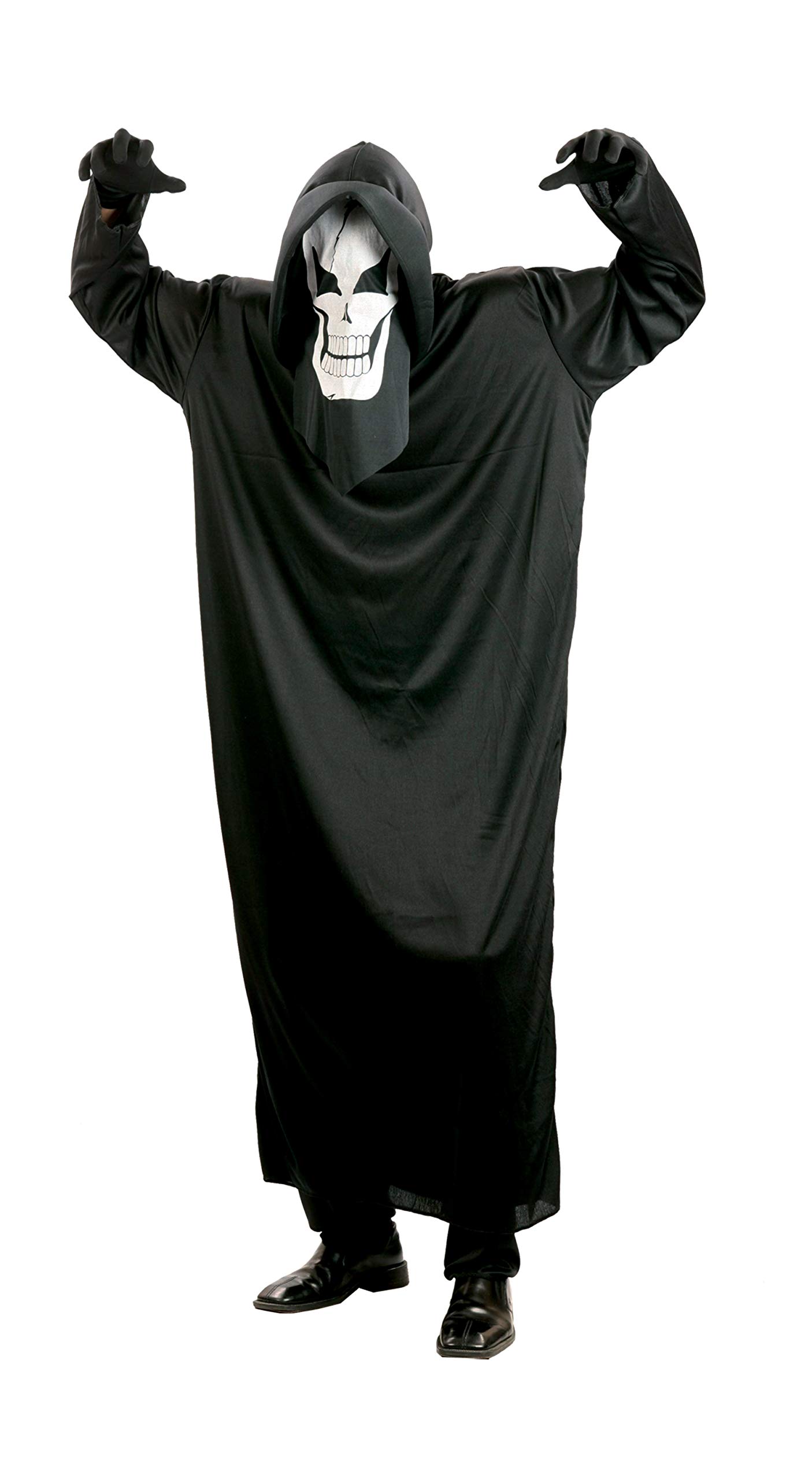 Ciao 62037 Black Horror Costume, One Size Adult, Taglia unica