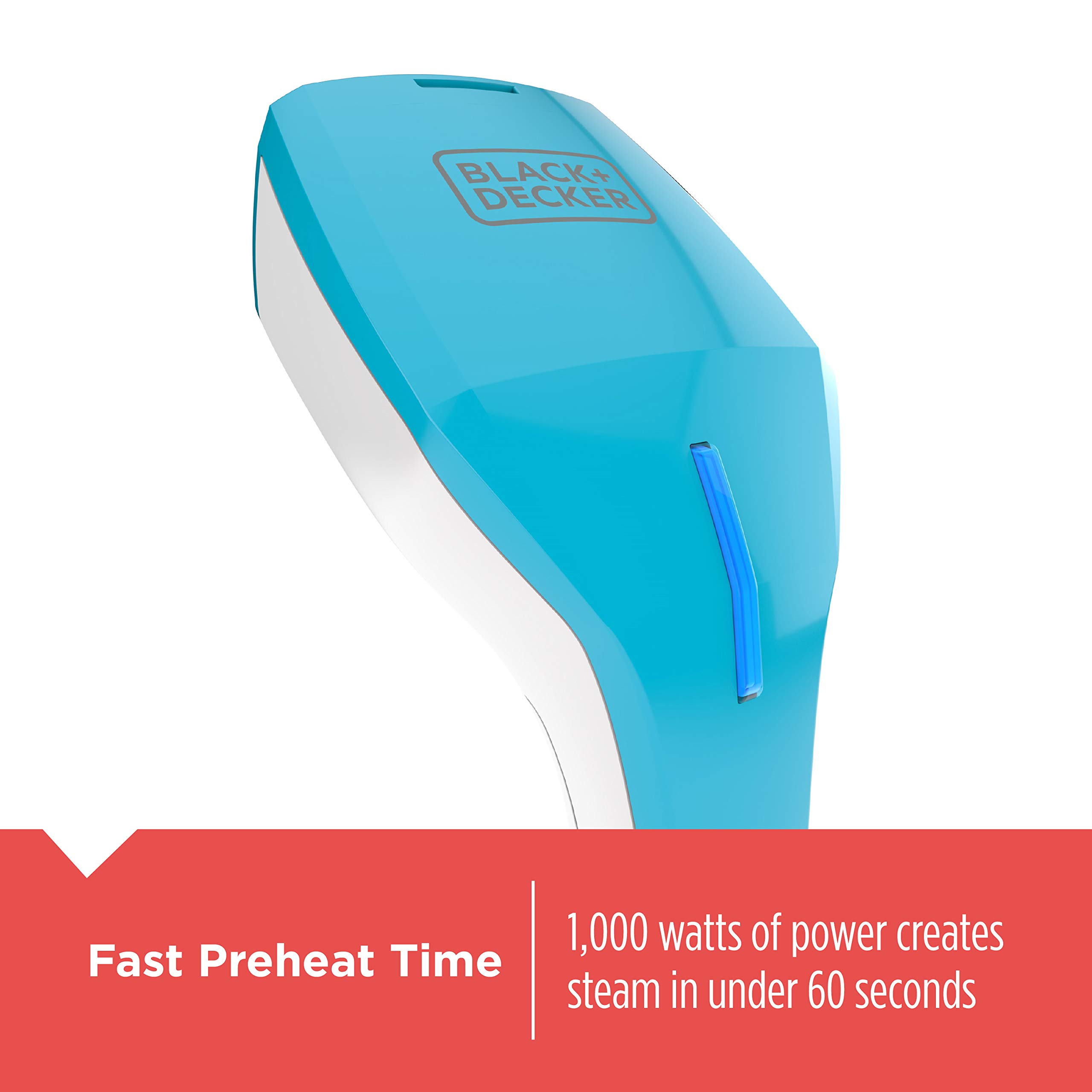 BLACK+DECKER Compact Garment Steamer Teal, HGS100T