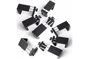 Blasoul Universal Heavy-Duty Outdoor Furniture Clips for Wicker Patio Furniture, Anti-Separation Locking System for Sectional Couch,Secures up to 3.7" Square & Round Tubes(8pcs)