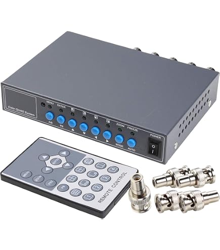 Cctv Quad Splitter Podofo Metal Shell HD Color Video Quad Splitter ...