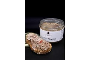 THE LOCAL FRENCH FARM Farmhouse pâté de campagne with Bell Pepper – Traditional French Country-Style Terrine, Rustic & Gourmet Spread, Artisanal Recipe, Glass Jar – Les Terrines de Thierry