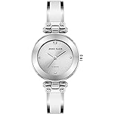Anne Klein Women's Genuine Diamond Dial Bangle Watch