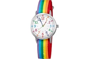 ITOOZYNN Kids Watch for Girls and Boys,for Children's Toddler Learning Time and Easy to Read Time, Analog Watch for Boys and Girls Ages3~11