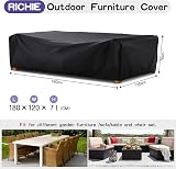 RICHIE Garden Furniture Cover Waterproof 420D Oxford 180x120x71cm view 2