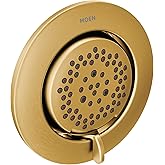 Moen TS1422BG Mosaic Round Two-Function Body Spray, Valve Required, Brushed Gold