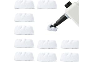 �鶹�� Basics Universal Microfiber Cloths for Steam Cleaner, Replacement Pad, Washable, 10-Pack
