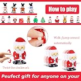 YAAVAAW 3Pack Christmas Wind Up Toy Kids Party Bag Funny Jumping Xmas Gift view 3
