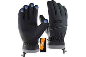 Winter Gloves for Women Men,Thermal Insulated Waterproof Windproof Cold Weather Gloves,Touch Screen Compatible,Non-Slip Grip,