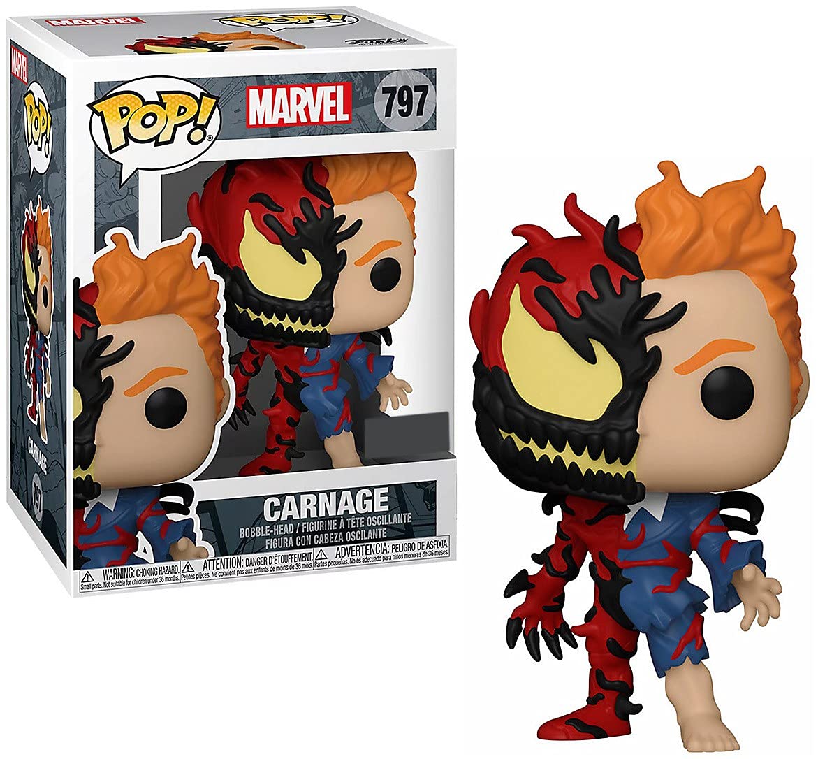 Funko POP! Marvel #797 - Carnage [Split] Exclusive