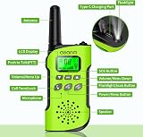 AWANFI Walkie Talkies for Kids Rechargeable Long Range VOX Flashlight USB-C 2 view 2