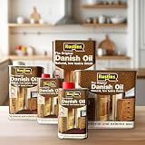 Rustins DANO1000 Original Danish Oil 1 Litre Rich Natural Glow Wood Grain view 4