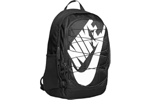 Nike Hayward 2.0 Backpack, for Women and Men with Polyester Shell & Adjustable Straps, Black/Black/White