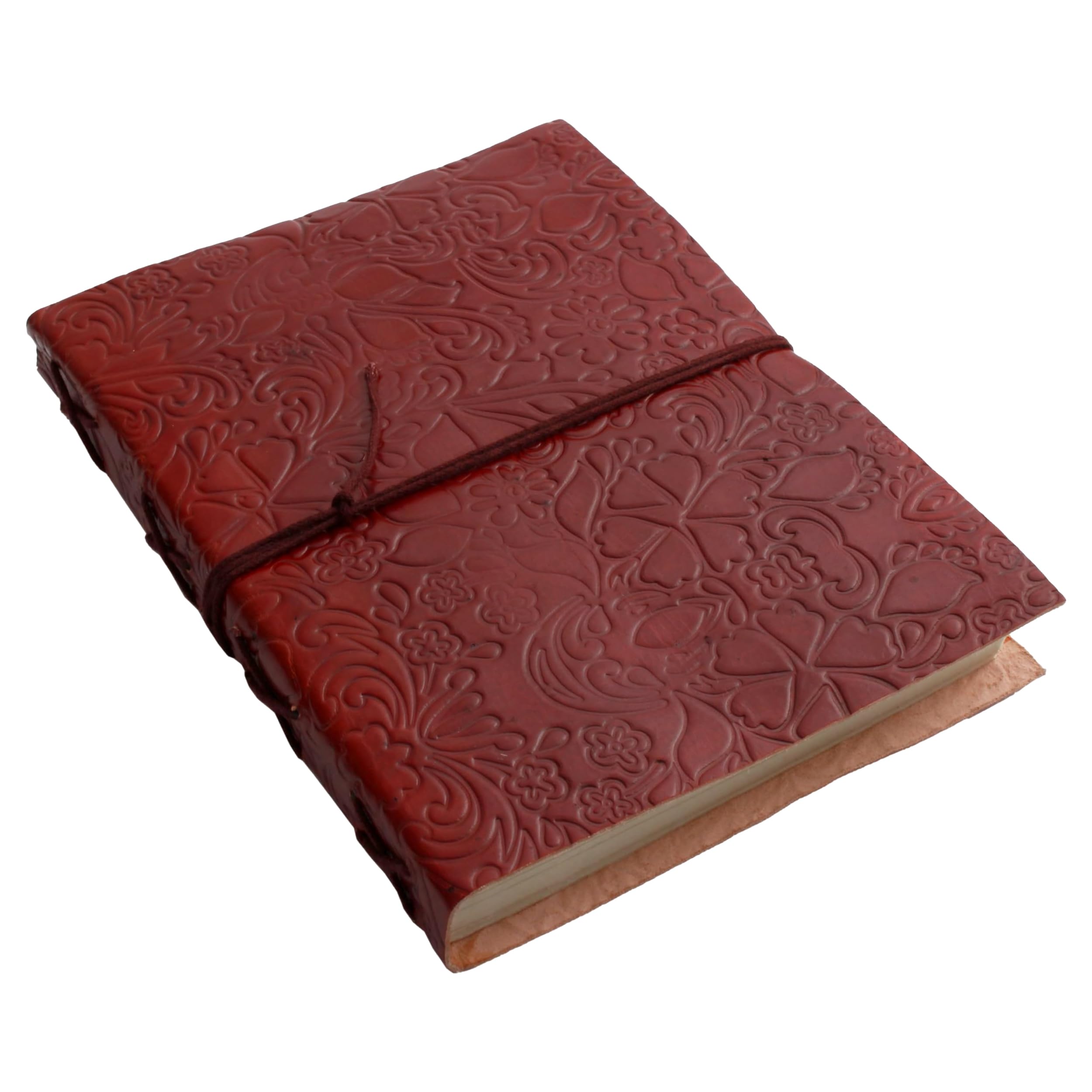 STORE INDYA Exotic Hand Embossed Leather Journal | Leather Journal Writing Notebook diary diaries for girls women men Hardcover Executive Notebooks Personal Organizers | Leather Diary Blank Journal Notebook