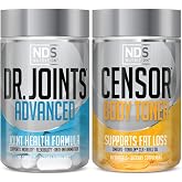 NDS Nutrition Dr. Joints Advanced Joint Health Formula (90 Capsules) &amp; NDS Nutrition Censor Fat Loss and Body Toner (90 Softgels)