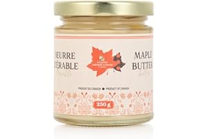 Little Quebec Sugar Shack – Maple Butter (Spread) - 245g Jar | 100% Made from Pure Maple Syrup | All-Natural | Exquisite on C