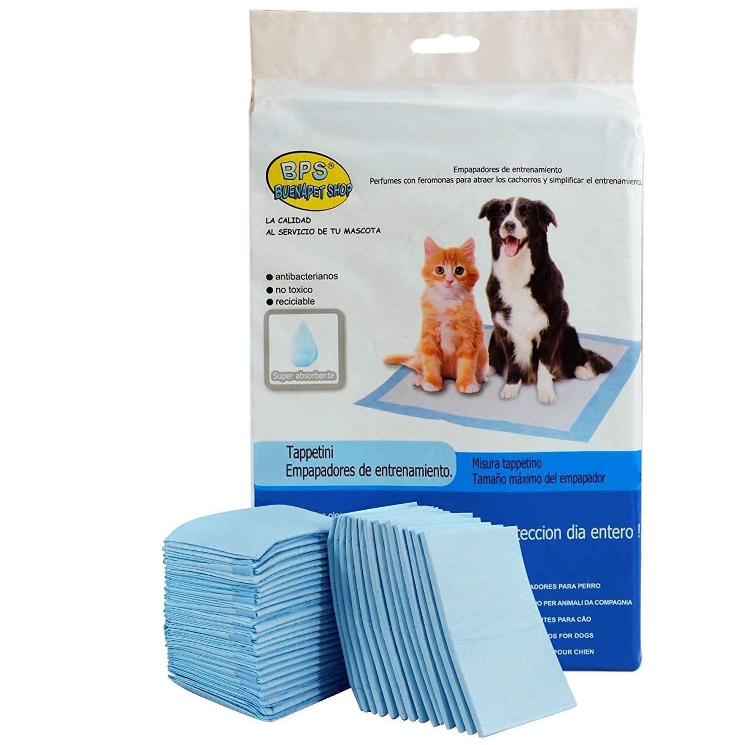 BPS Training Pads for Dogs Cats Perfumes with Pheromones to Attract Puppies and Simplify Training (20 pcs 60 x 90 cm) BPS-2170
