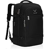 Hynes Eagle Travel Backpack 40L Flight Approved Carry on Backpack Men Large Cabin Weekender Laptop Backpack Women 15.6 inches
