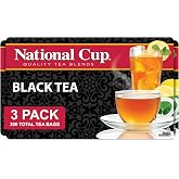 National Cup Black Tea, 100 Tagless Tea Bags (Pack of 3)