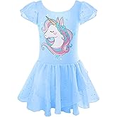 Nutyomi Dance Leotard for Girls Toddler Gymnastics Ballet Dress Dance Outfits for Girls 2-9 Years